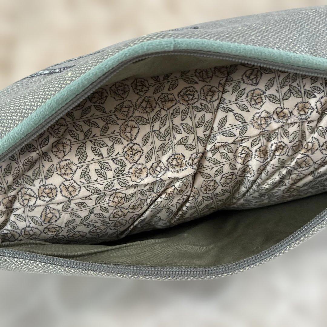 ミナペルホネン gnocchi クッション　papurikko グレー