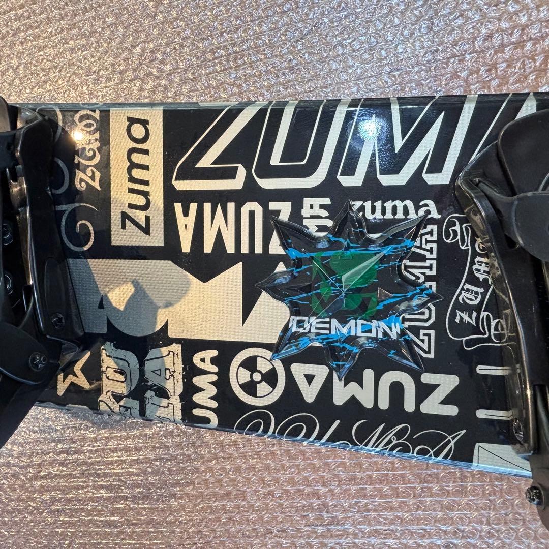 メンズ　ZUMAスノーボードセット　ケース付　138cm 24cm