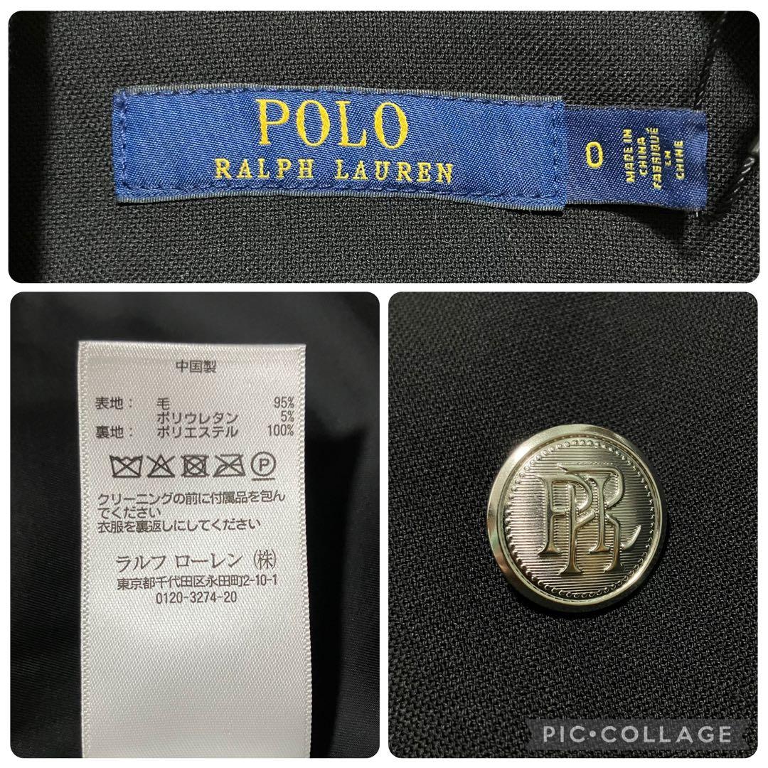 新品未使用✨ポロラルフローレン　ダブルブレスト　ブレザー　ウール　銀ボタン　現行