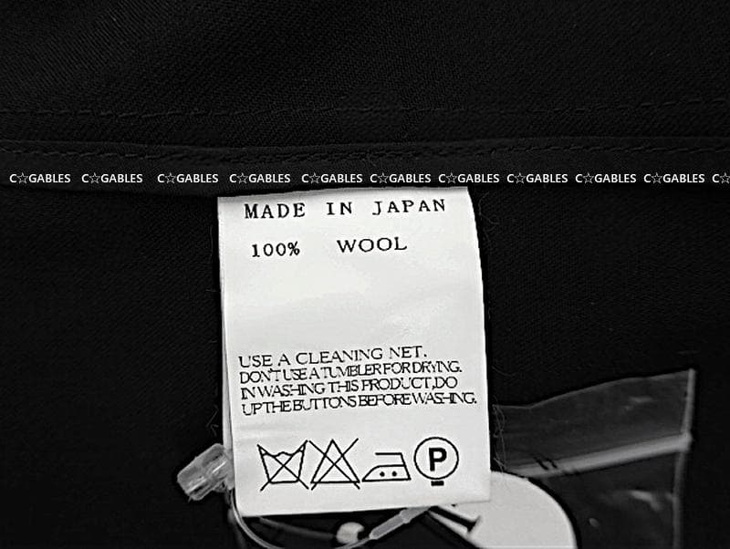 LIMI feu リミフゥ　定番商品　ウールギャバジンベスト　ヨウジヤマモト