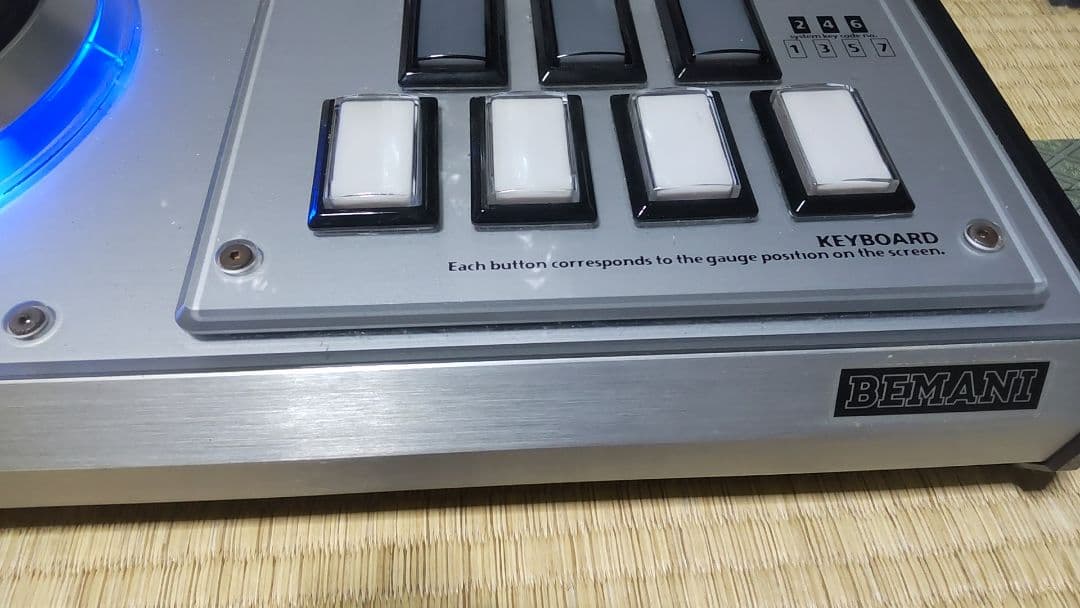 ビートマニア プレミアムコントローラー 静音化 完動品 オムロンsw