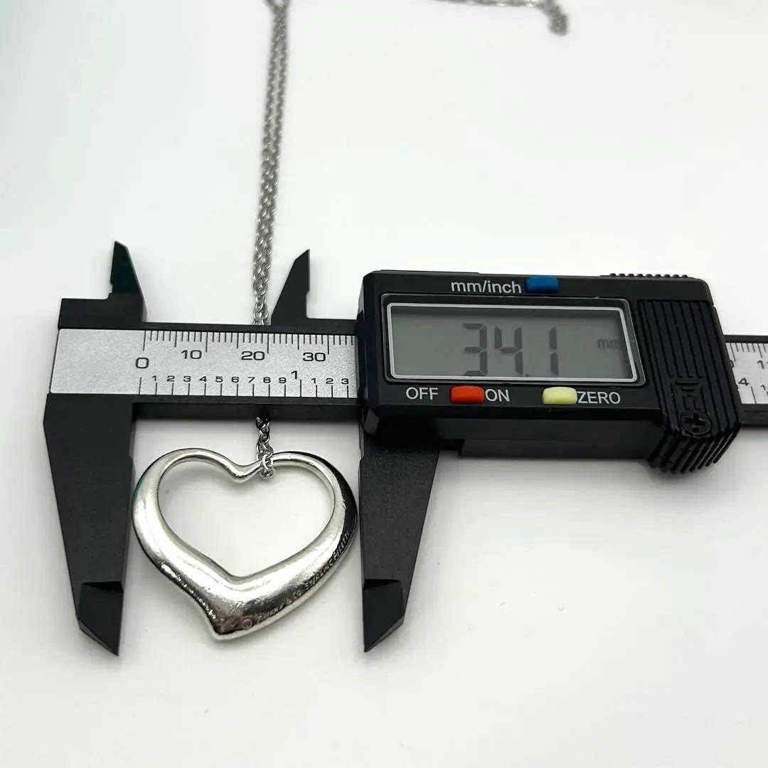 【希少】TIFFANY&Co. オープンハート ネックレス ラージ XL