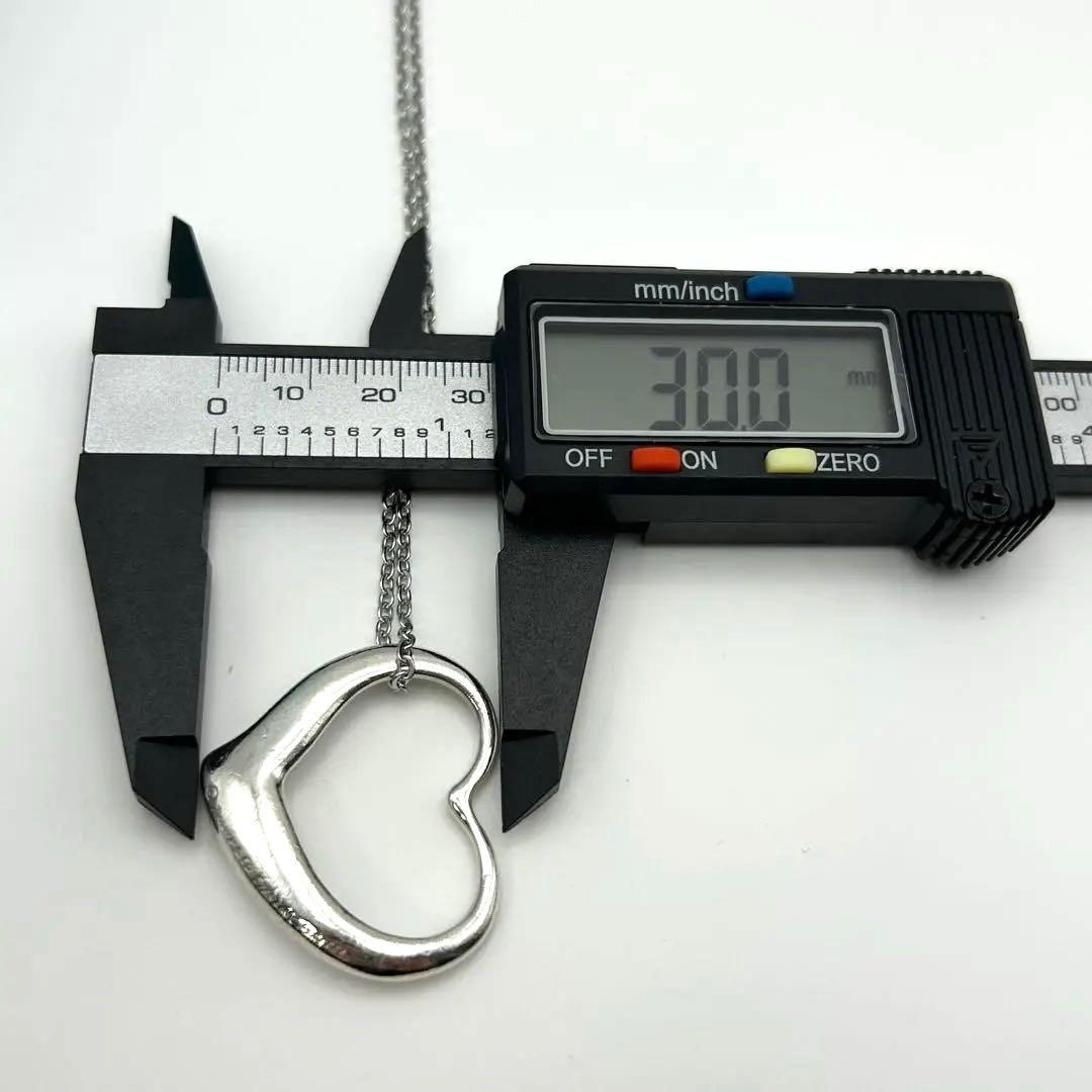 【希少】TIFFANY&Co. オープンハート ネックレス ラージ XL