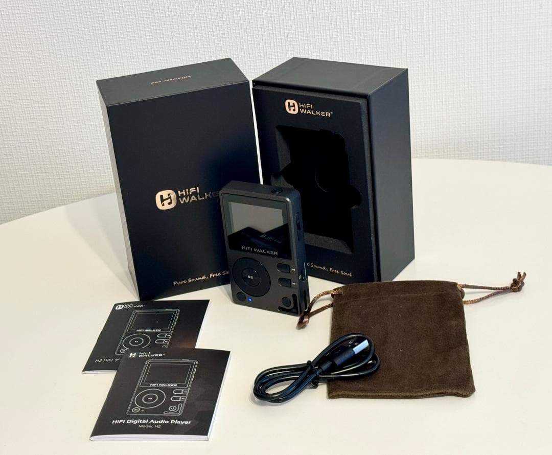 HIFI WALKER MP3 MP4 プレーヤー H2 ブラック