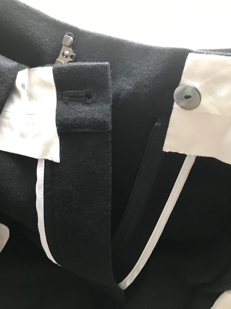 ◎ ADORE ウールサキソニーサイドリボンセンタープレスパンツ 38