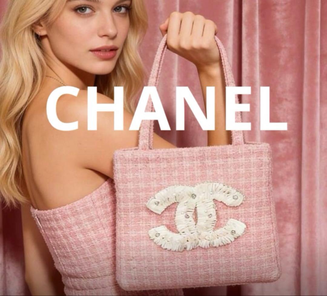 CHANEL ピンクトートバッグ