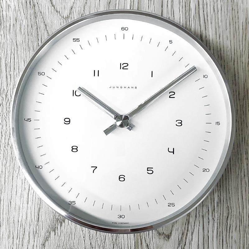 ユンハンス　JUNGHANS　掛け時計 　マックスビル　22mm　アラビア数字
