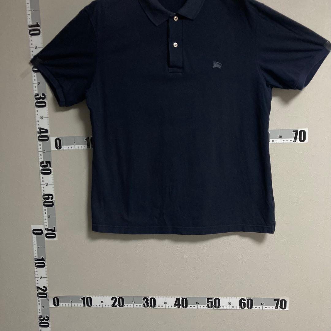 BURBERRY LONDON バーバリー ロンドン ポロシャツ ネイビー LL