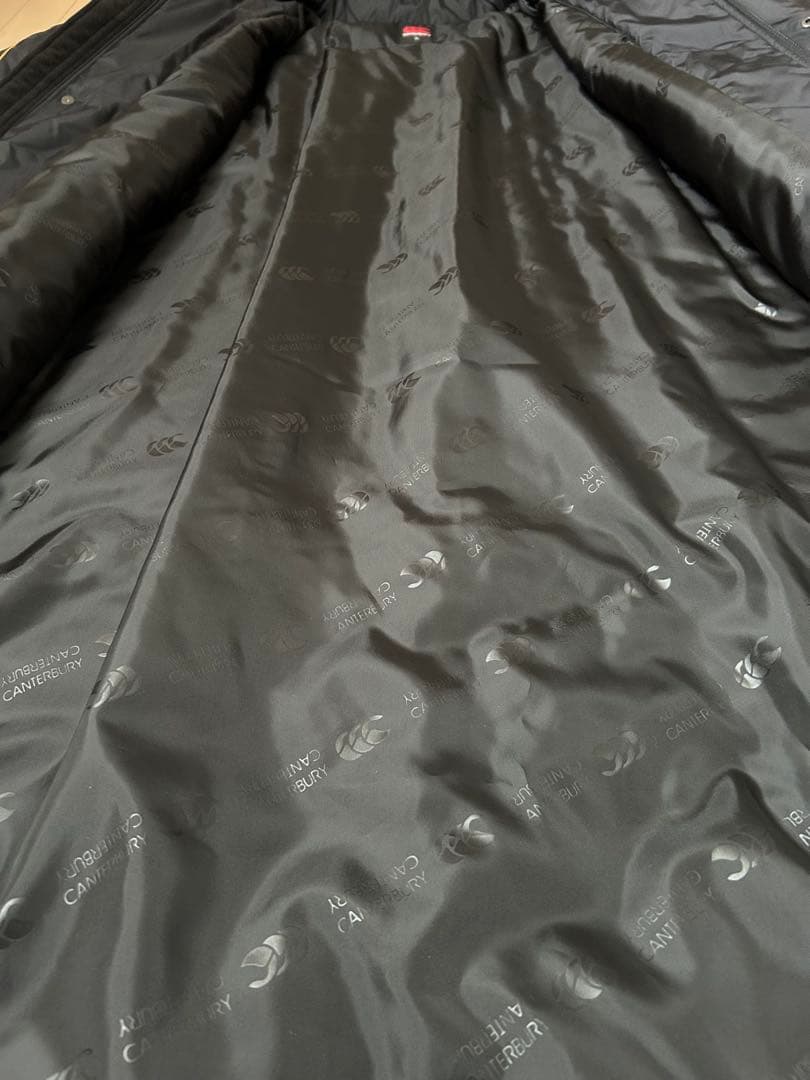 貴重 慶應大学ラグビー部 カンタベリー インサレーションコート XL 黒