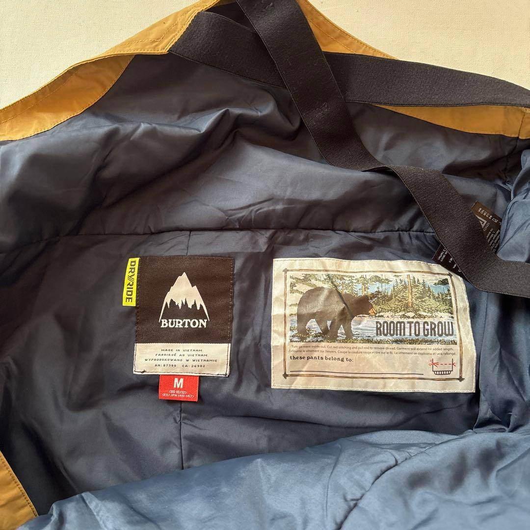A631 新品バートンBURTON スカイラー ビブパンツ キッズ M 防水