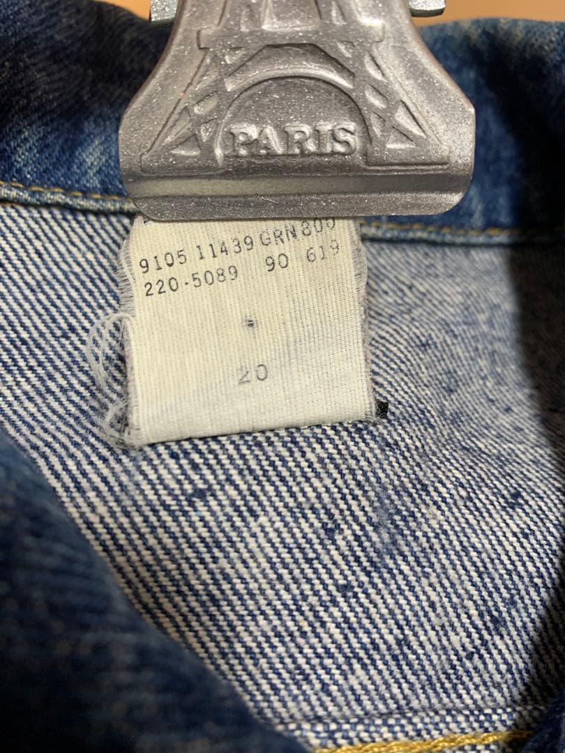 s*o様 美品【80s USA製】Lee 220-J PATD-153438 濃