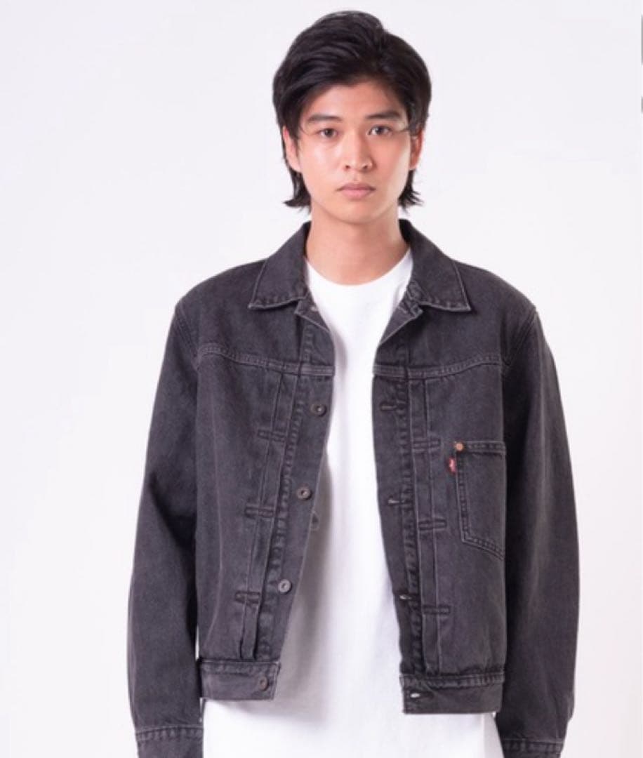 Levi's 大戦1stブラックデニムジャケット　M