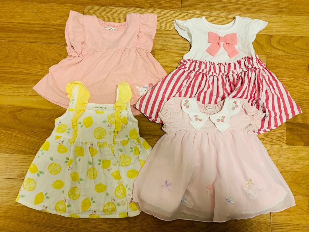 3/18迄⭐︎ 子供服まとめ売り⭐︎28着⭐︎全てクーラクール⭐︎80cm⭐︎保育園準備