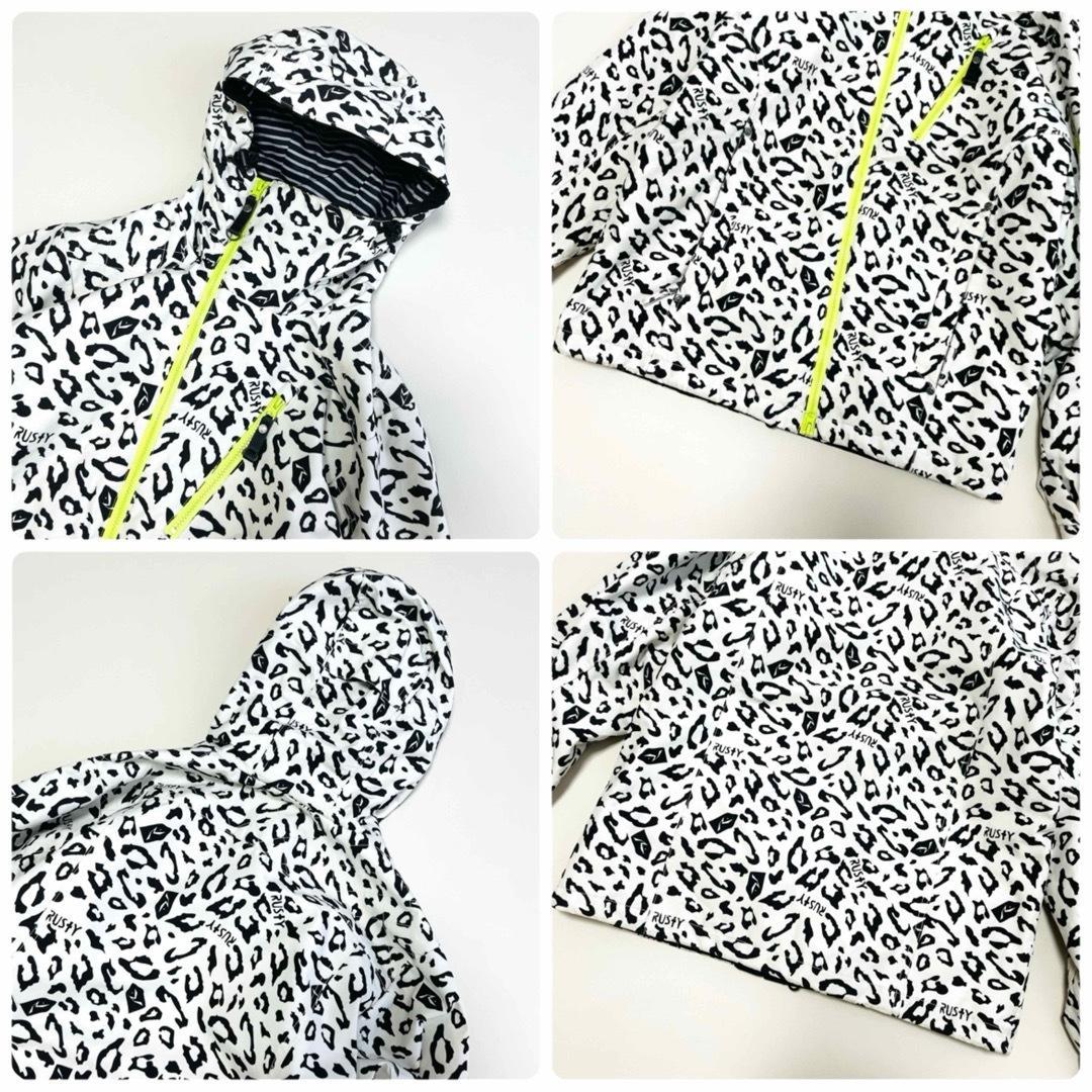 6727 ラスティー　上下セット　ジャケット　ヒョウ柄　カーゴパンツ　スノボ