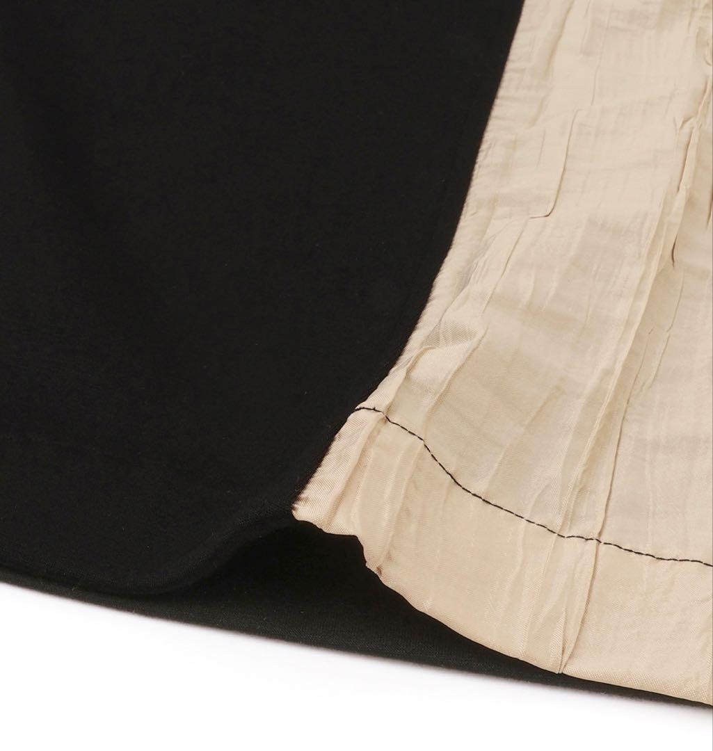 【WEB限定】フロントZIPコンビギャザーワンピース