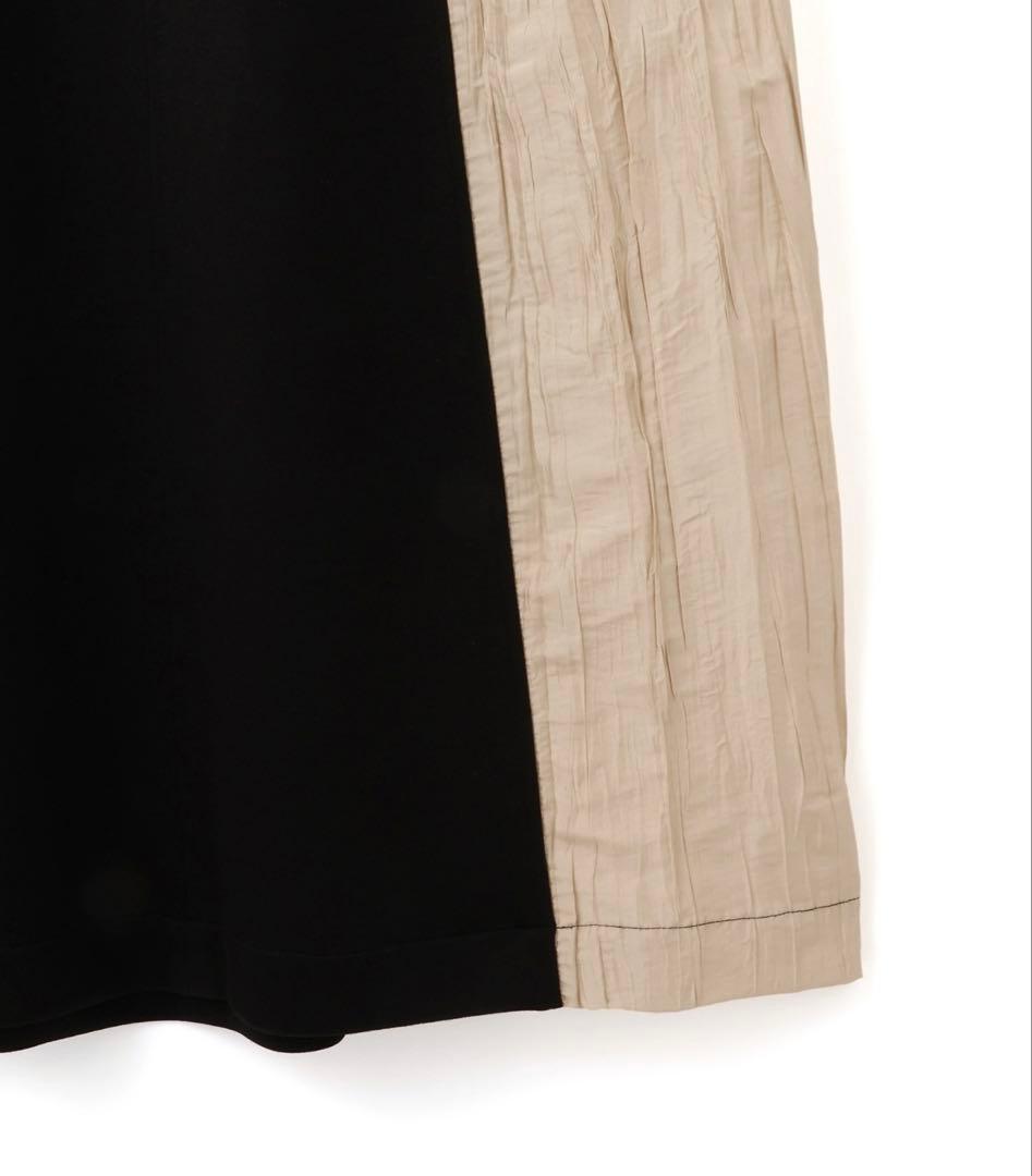 【WEB限定】フロントZIPコンビギャザーワンピース