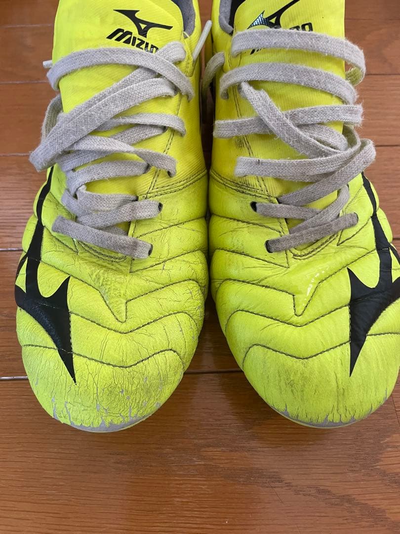 ✨希少美品✨MIZUNOミズノバサラ復刻蛍光黄色廃盤27.0㎝限定モデル