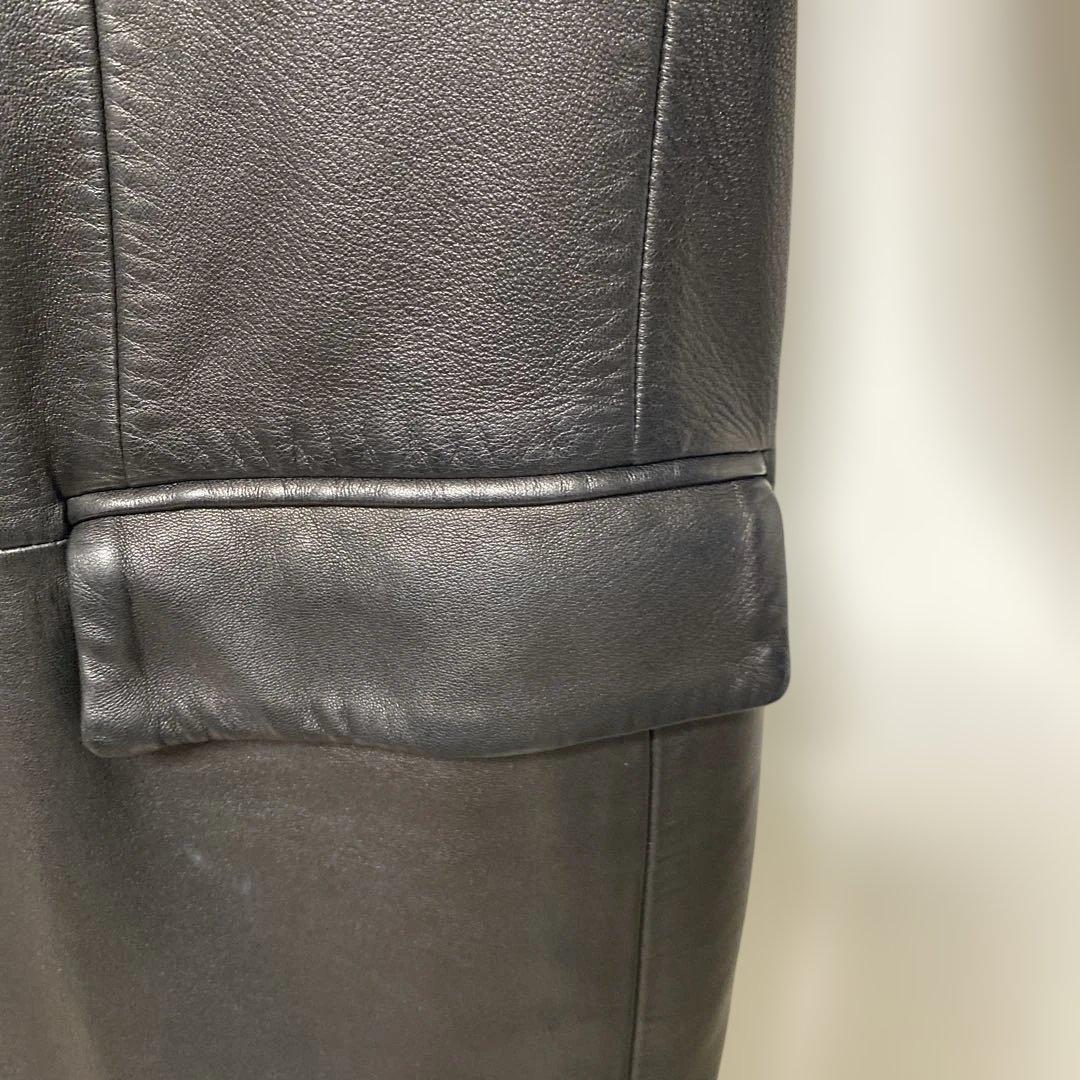 クリーニング済 JILSANDER ジルサンダー レザー ジャケット