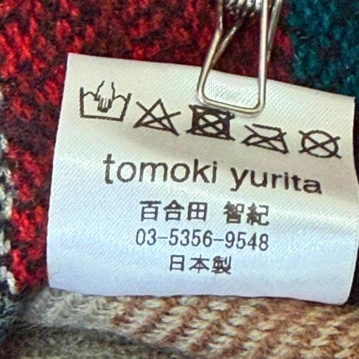 tomoki yurita リメイク ニット×マフラーワンピース 一点物　日本製