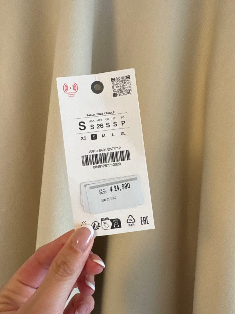 ZARA ザラ ZW COLLECTION ウールケープコート S 美品