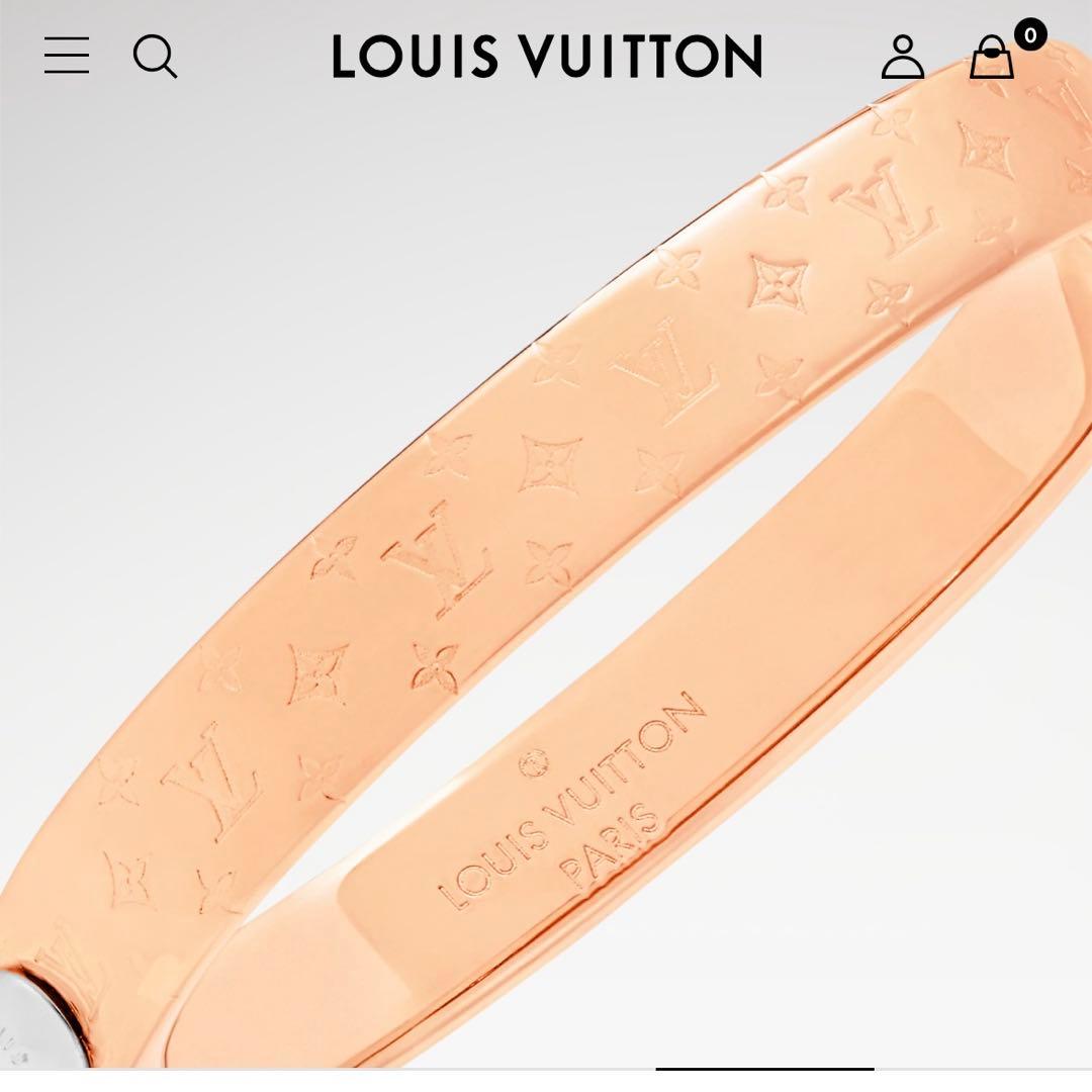 ルイヴィトン　カフナノグラム　ブレスレットバングル　ピンクゴールドVuitton