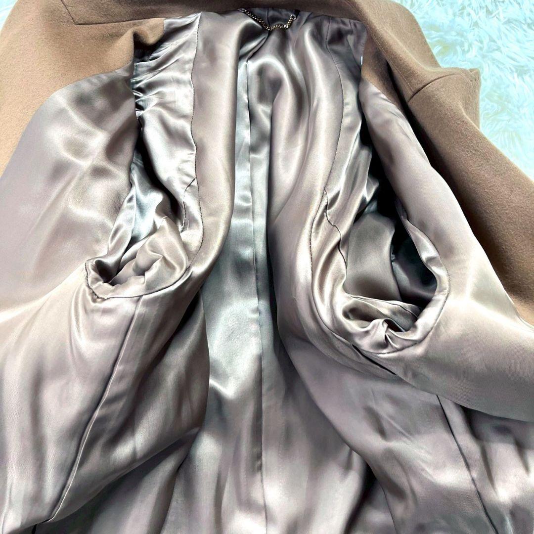 ★極美品・23AW★23区 ロロピアーナ スーパーウール ダブルチェスターコート