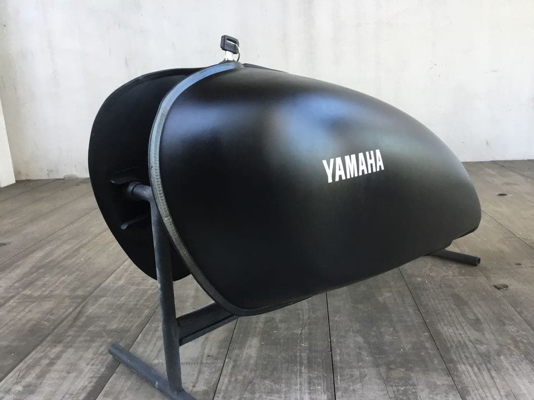 SR400 ガソリンタンク　マットブラック　自家塗装