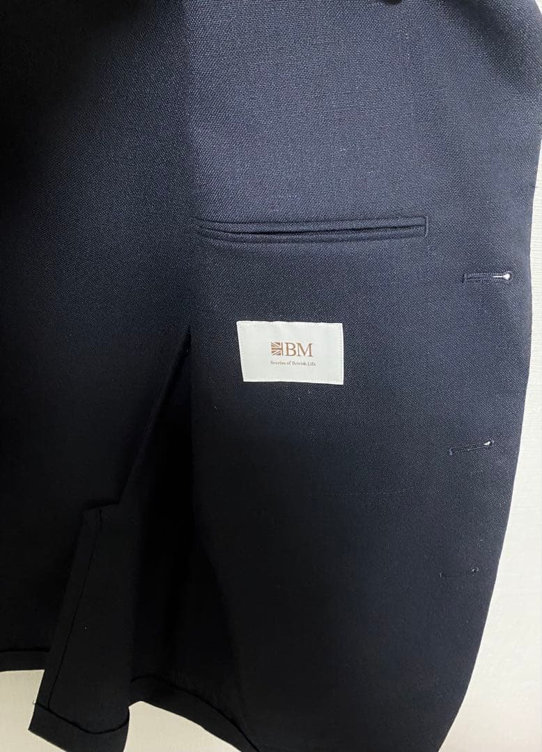 【極美品】ブリティッシュメイド　テムズ　ネイビーブレザー　S