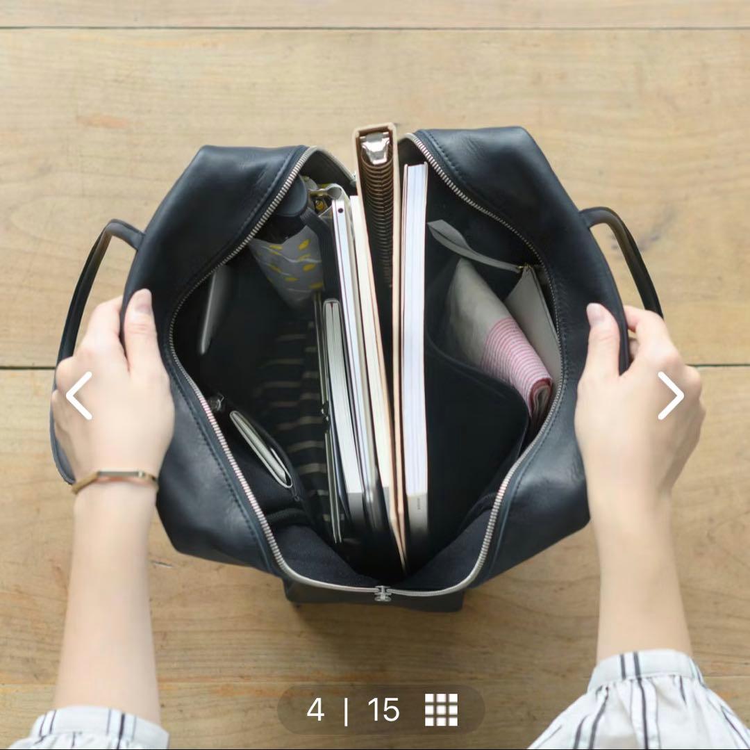 MORMYRUS｜GLOSS LEATHER TOTE /グロスレザートート