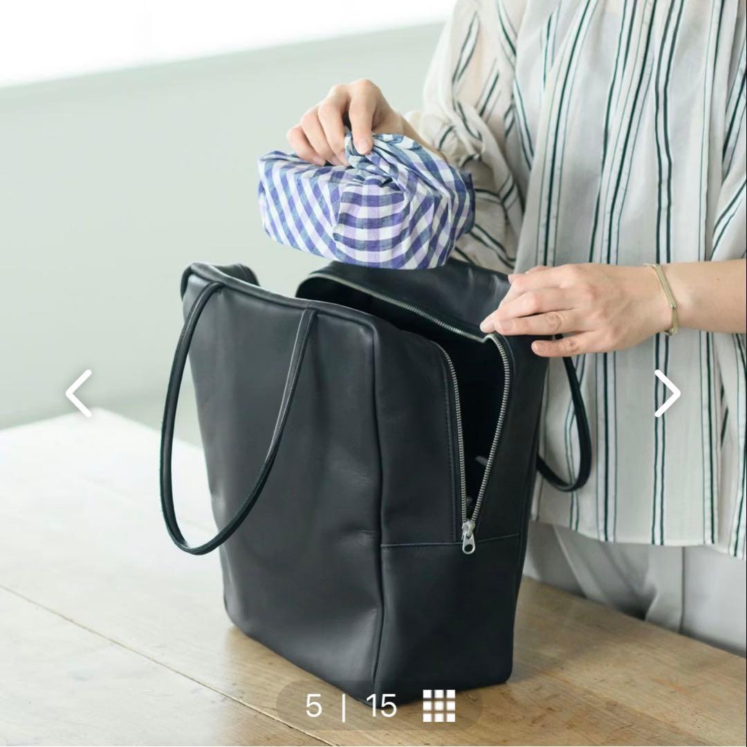 MORMYRUS｜GLOSS LEATHER TOTE /グロスレザートート