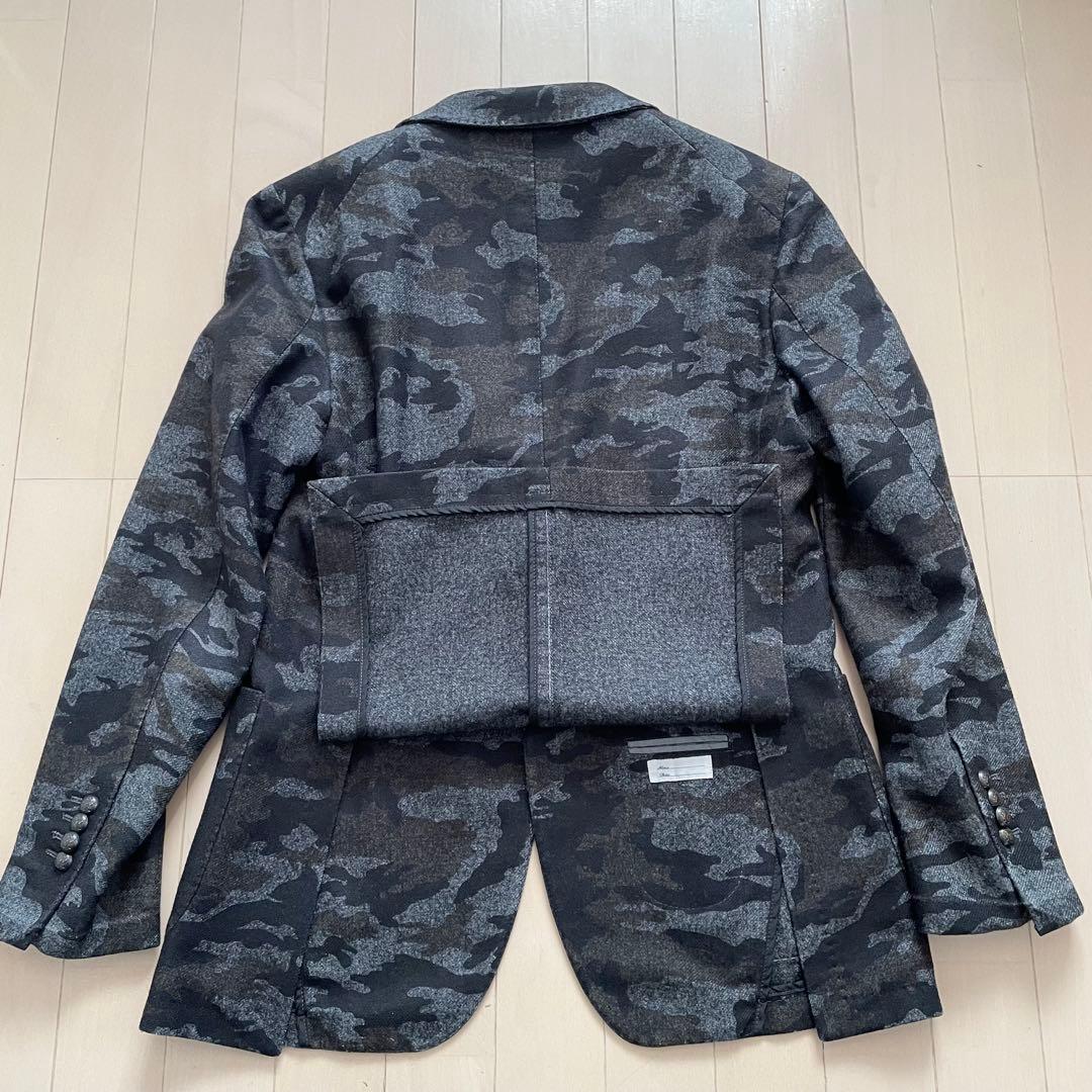 タリアトーレ【ブートニエール 希少ボタン 美品】テーラードジャケット カモフラ