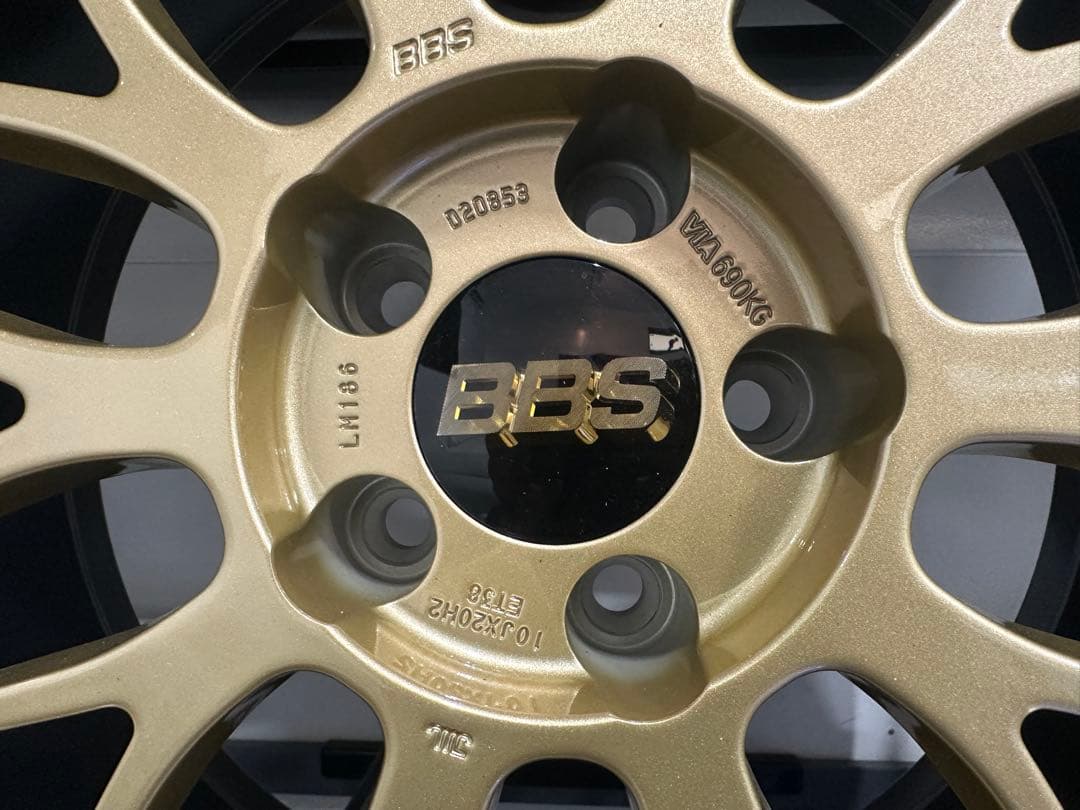 BBS LM 20x10.0 38 5/114.3 ゴールド　1本　未使用展示品