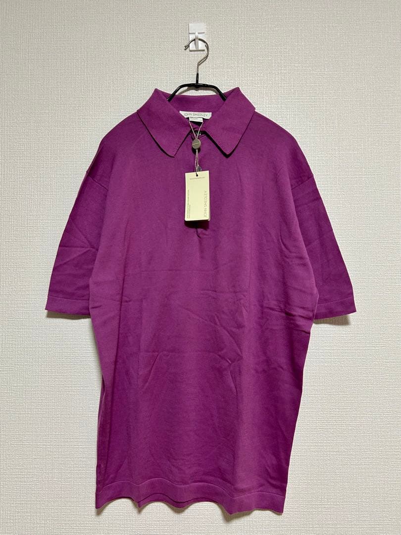JOHN SMEDLEY MILO-SPL SHIRT SS ニットポロ