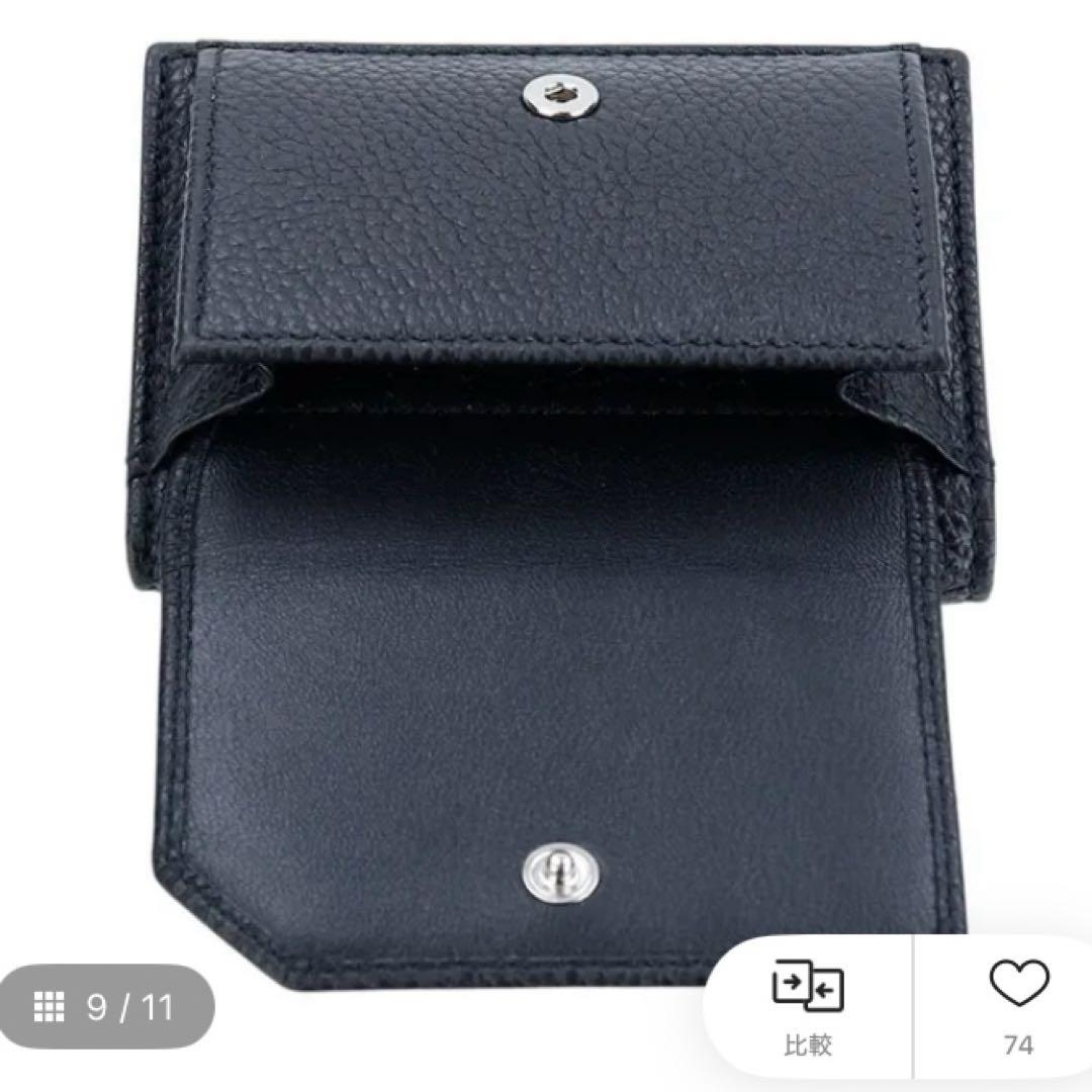 JIMMY CHOO ブラック 3つ折り財布