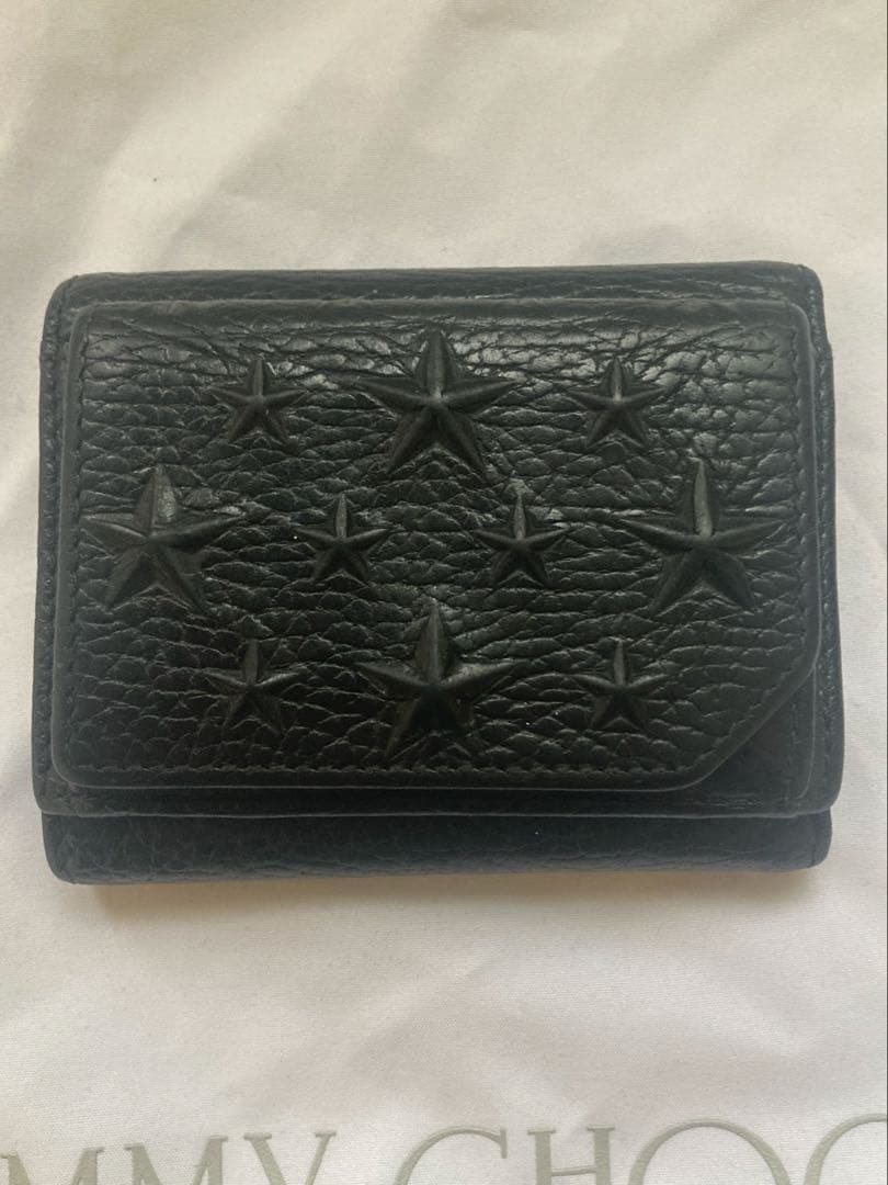JIMMY CHOO ブラック 3つ折り財布