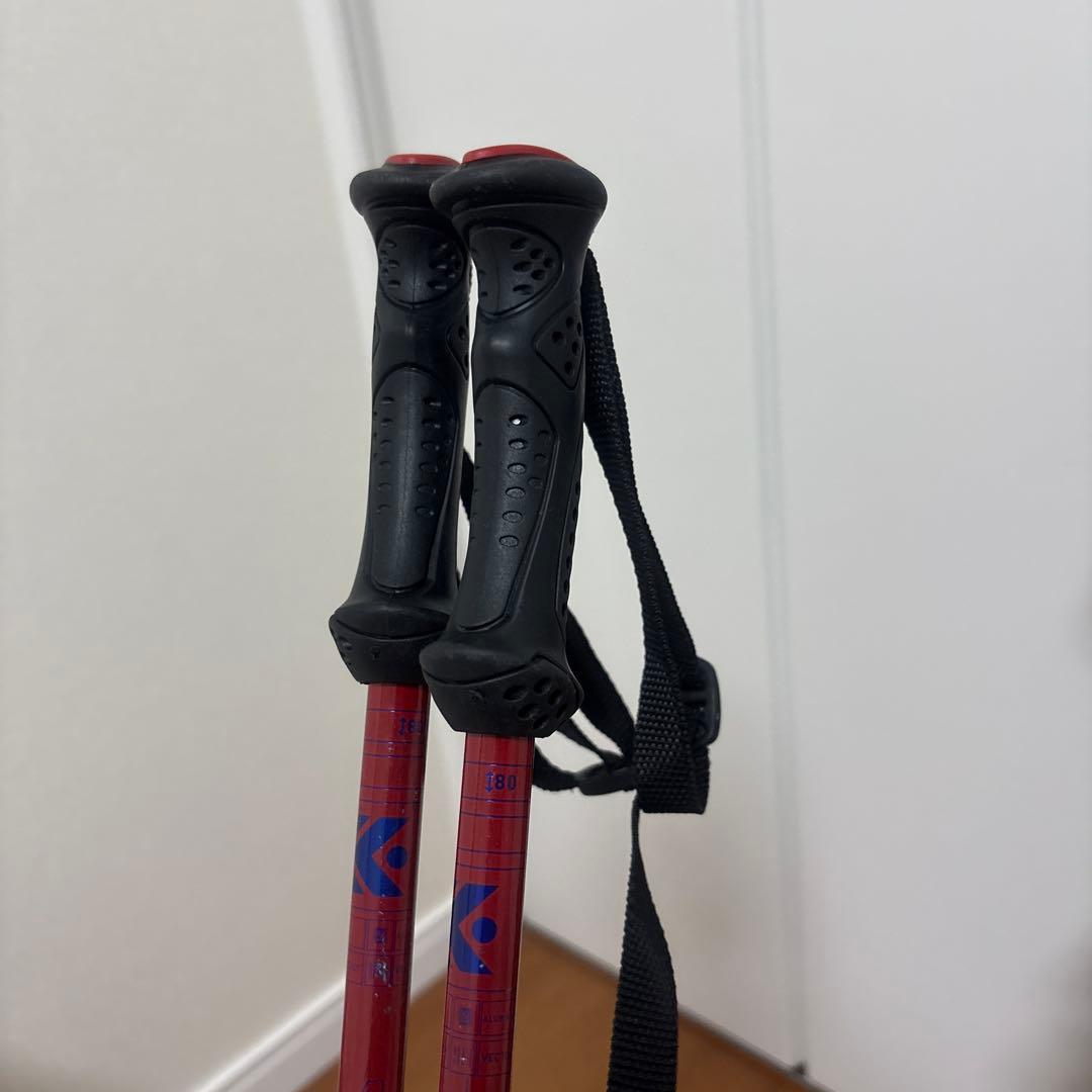 elan スキー板 100 & KERMA ストック 80