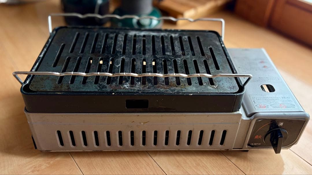 ★岩谷産業 カセットコンロ「炉ばた大将 炙家(あぶりや) 極厚鉄板付き