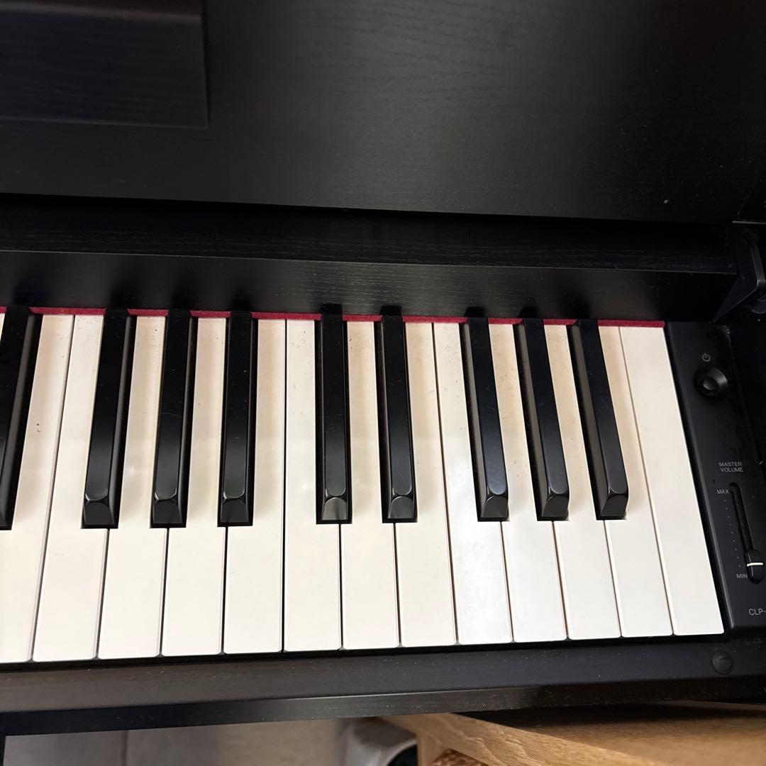 YAMAHA 電子ピアノ 黒 椅子付き