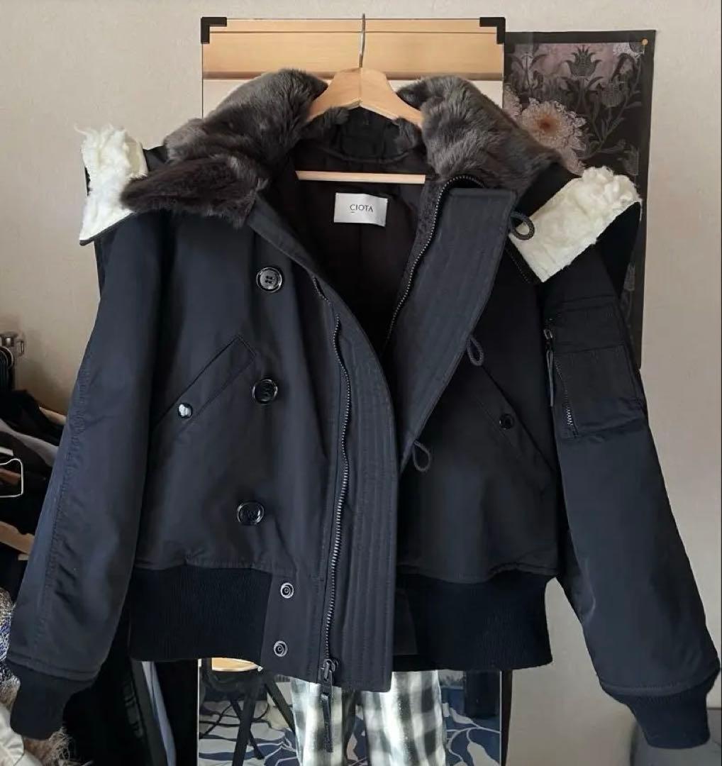 CIOTA スビンコットン ナイロンツイル N-2B フライトジャケット