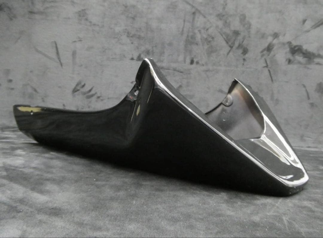 延長 アンダーカウル 黒 ステー付/ブラック汎用