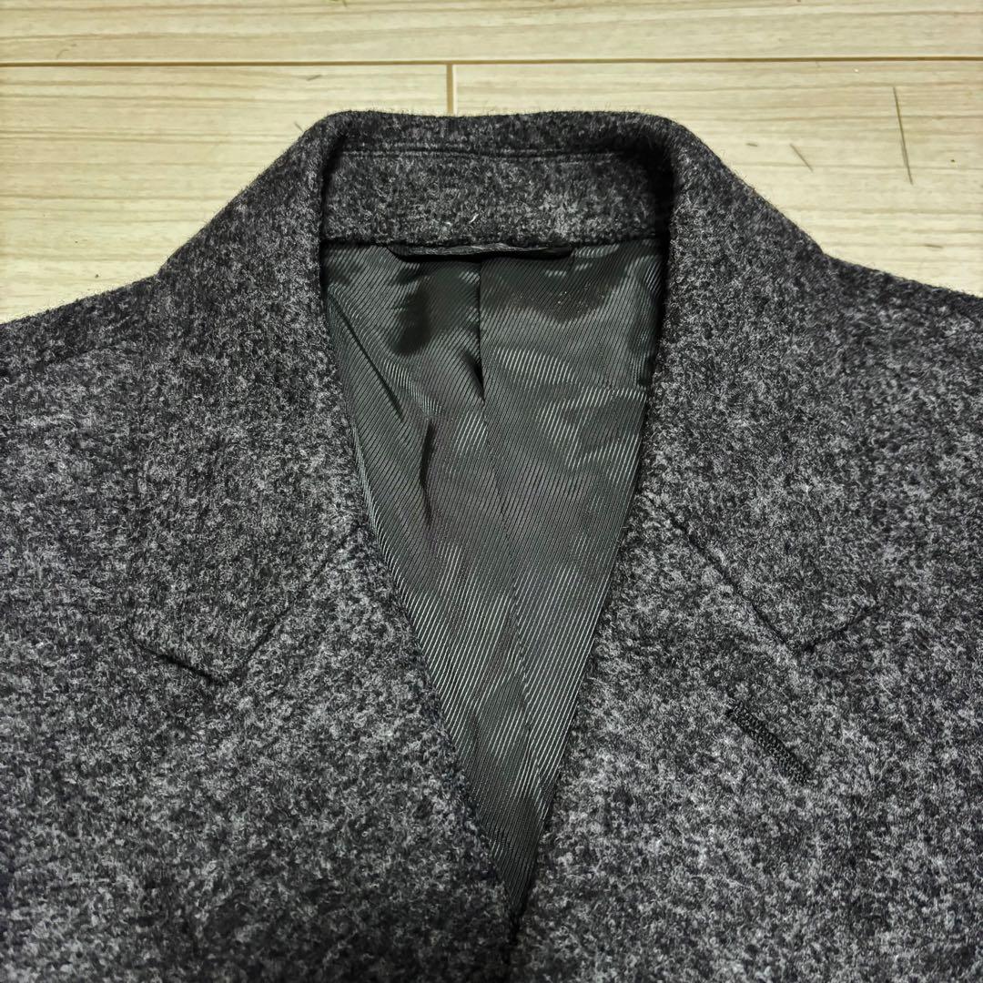 美品 theory セオリー BARKLEY ウール ダブル チェスターコート