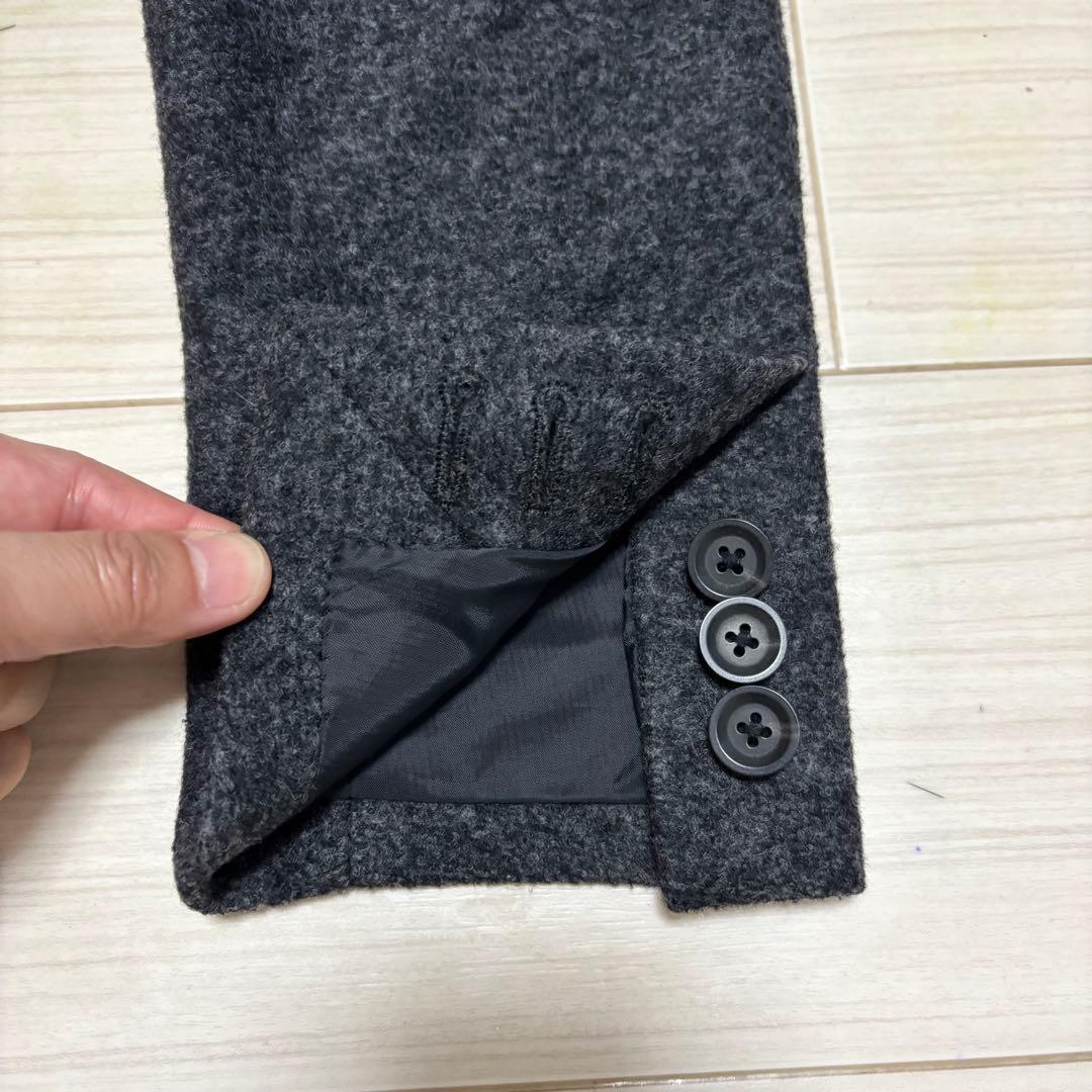 美品 theory セオリー BARKLEY ウール ダブル チェスターコート