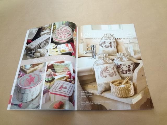 フランス クロスステッチ雑誌 De fil en aiguille 11冊セット