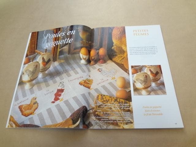 フランス クロスステッチ雑誌 De fil en aiguille 11冊セット