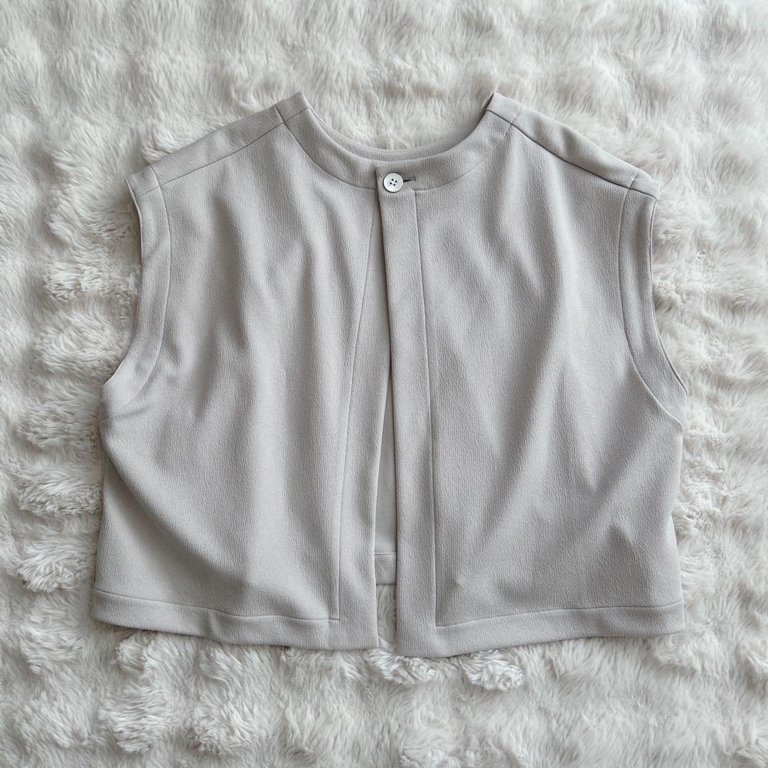 ビアズリー★ムーンライクショートベスト　FREE ベージュ