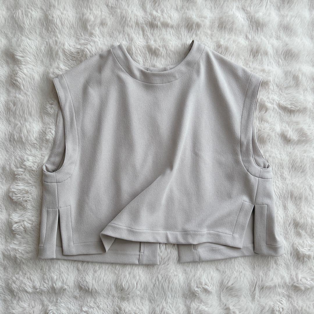 ビアズリー★ムーンライクショートベスト　FREE ベージュ