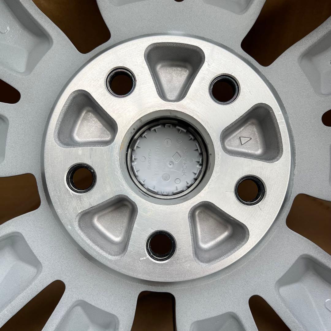 スバル レガシィアウトバック純正 BT5 新車外し 18インチ2本②