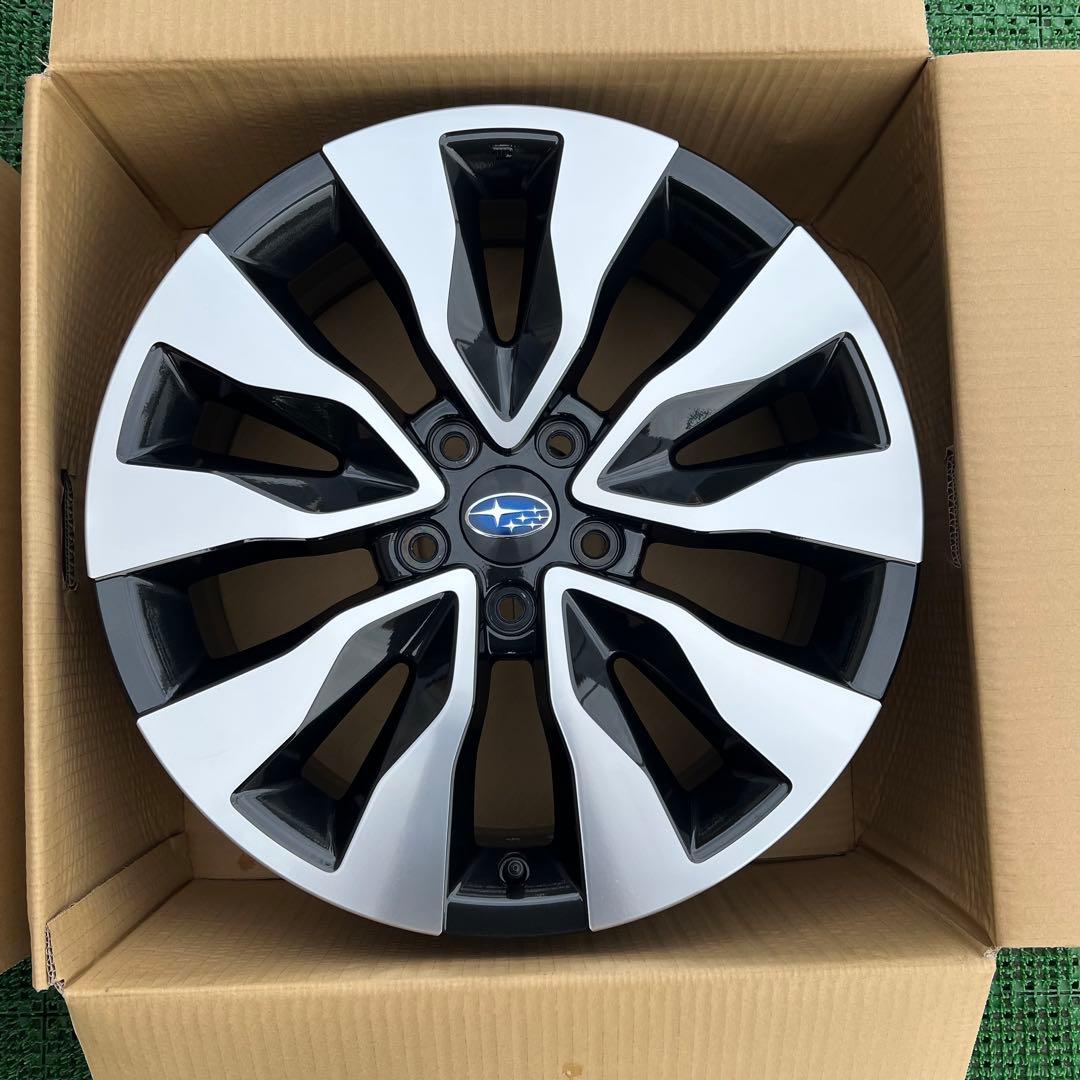 スバル レガシィアウトバック純正 BT5 新車外し 18インチ2本②