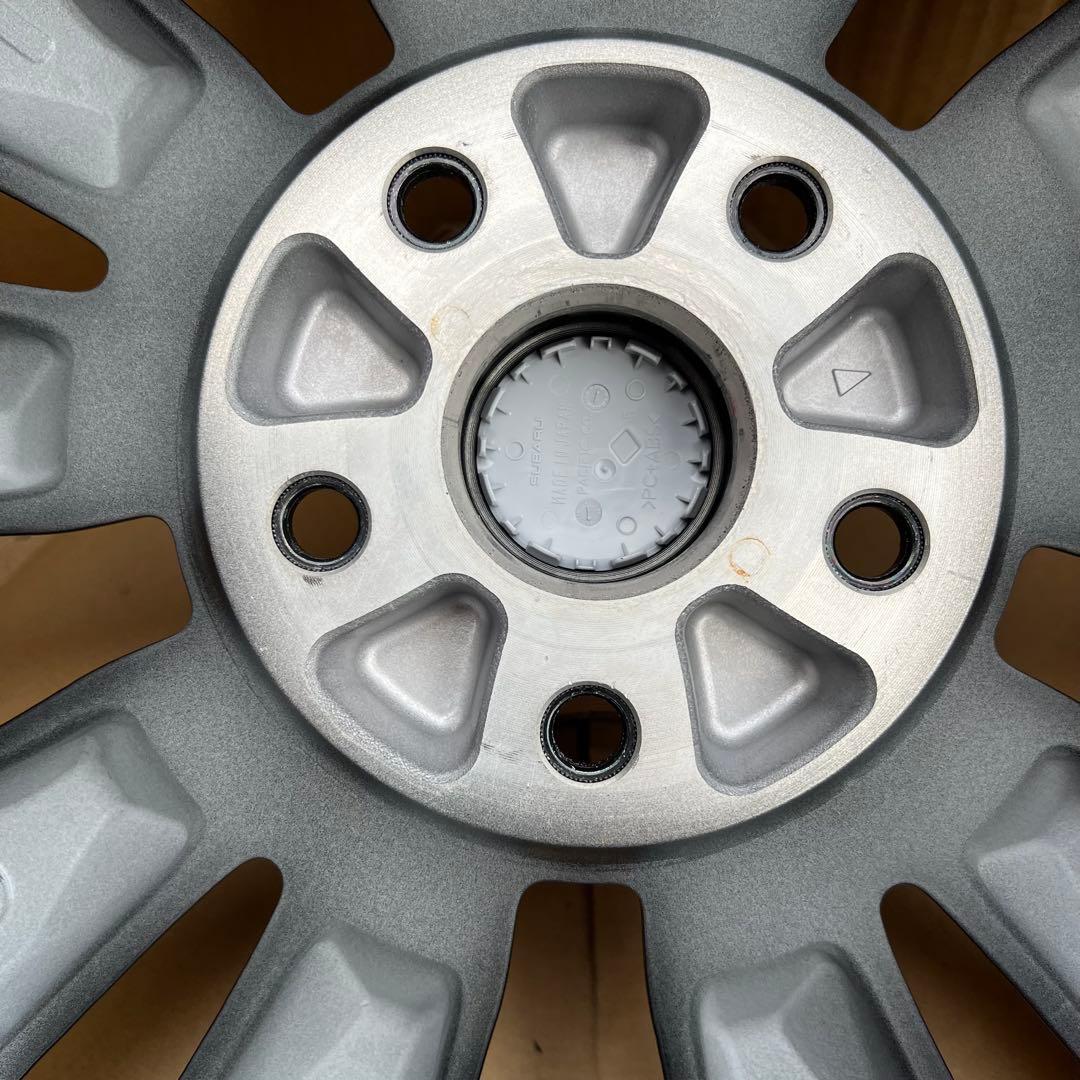 スバル レガシィアウトバック純正 BT5 新車外し 18インチ2本②