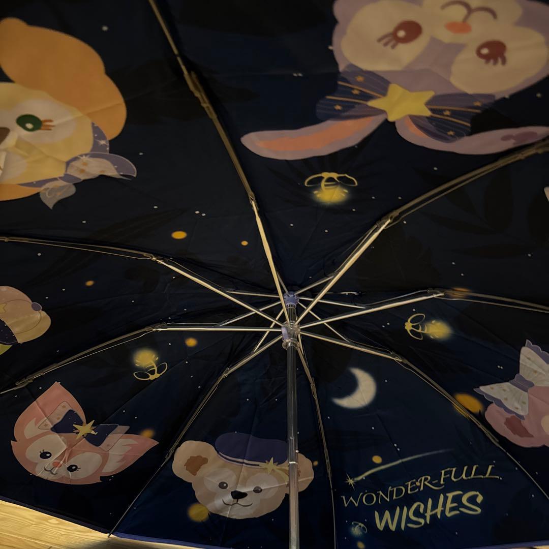 ハワイ/アウラニ　Disney100周年　ダッフィー＆フレンズ　折り畳み傘